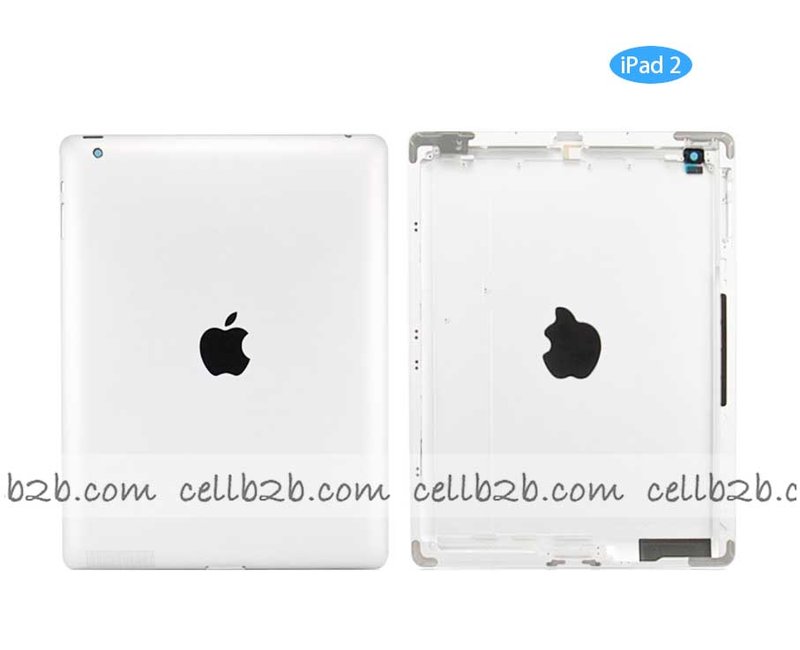 Tapa Trasera iPad 2 A1395 A1396 A1397 Versión WiFi Blanca
