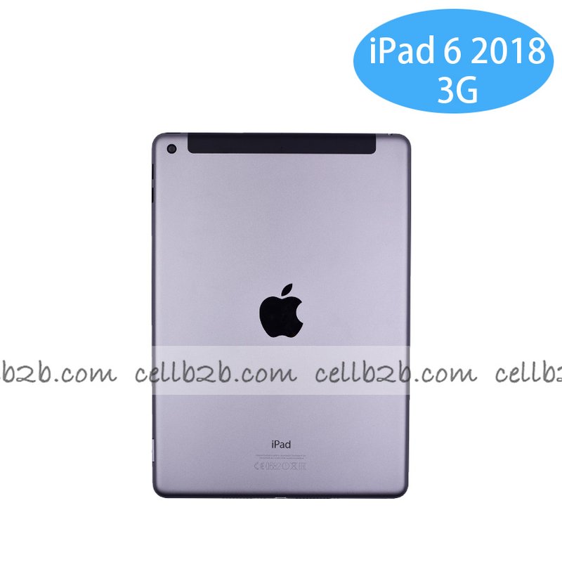 Tapa Trasera iPad 6 2018 / A1893 / A1954 Versión 3G Gris