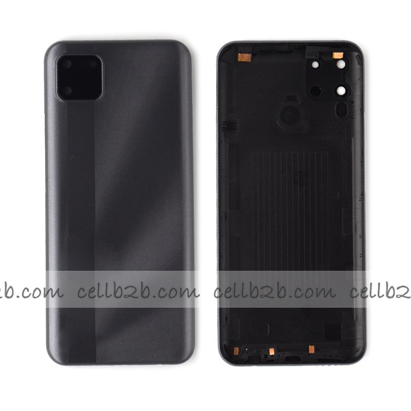 Tapa Trasera Realme C11 2020 Negra CON LENTE