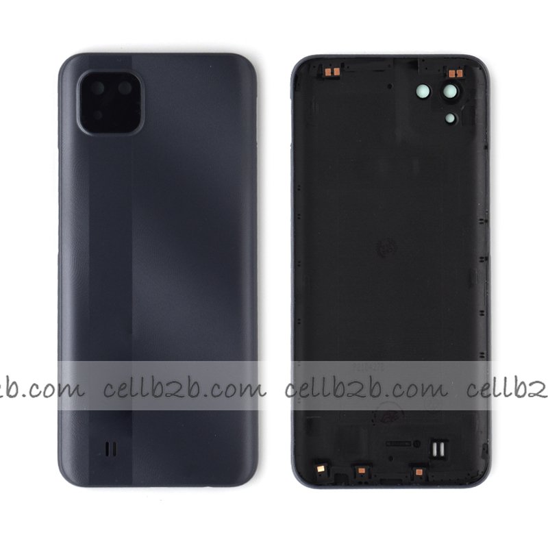 Tapa Trasera Realme C11 2021 Negra CON LENTE