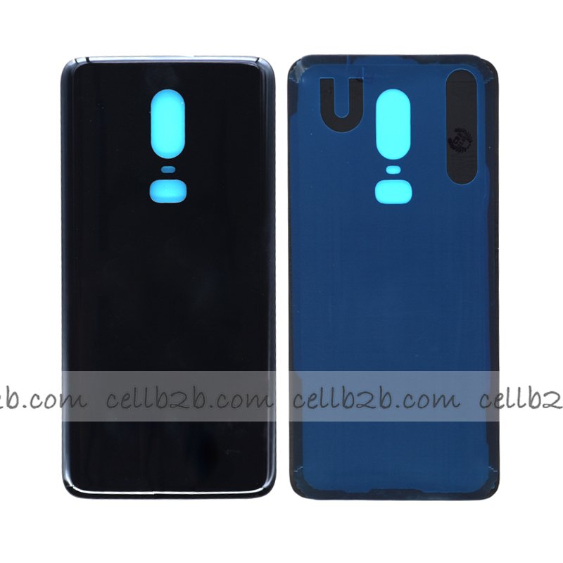 Tapa Trasera para OnePlus 6 Negra Brlllante