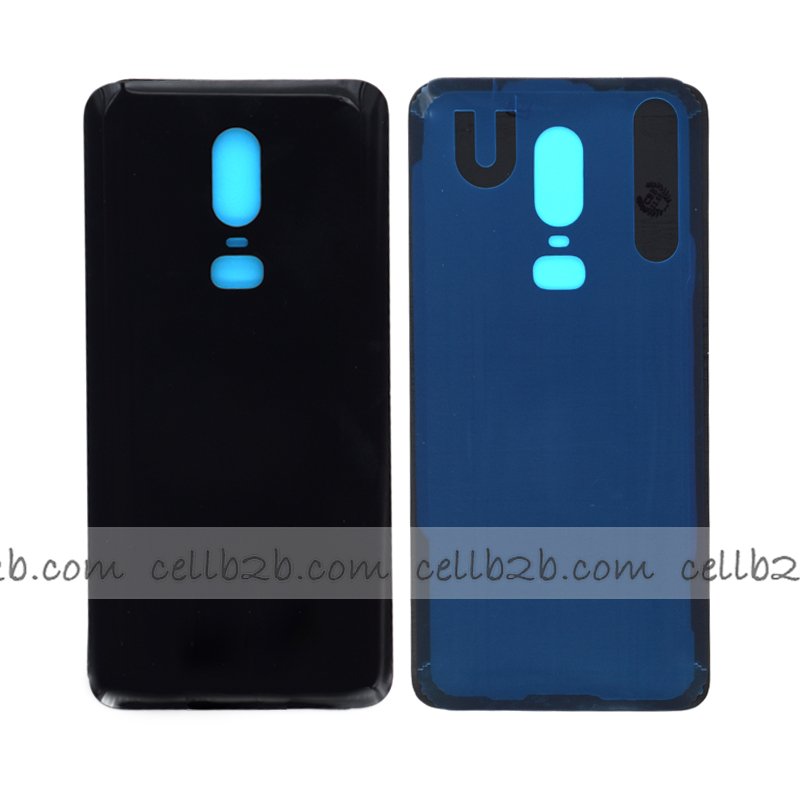 Tapa Trasera para OnePlus 6 Negra Medianocho ORI