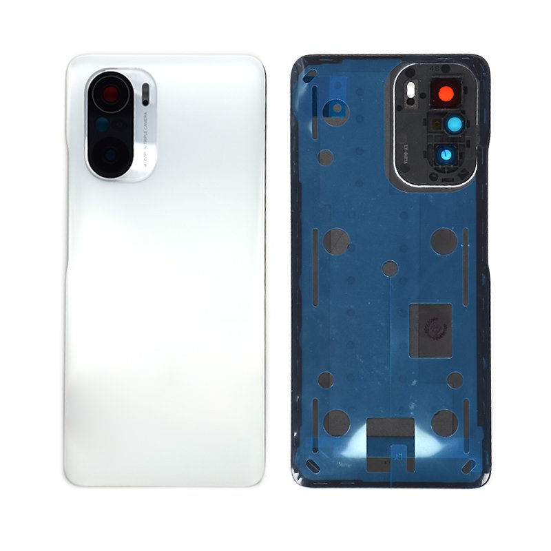 Tapa Trasera para Xiaomi Mi Poco F3 Blanca ORI CON LENTE