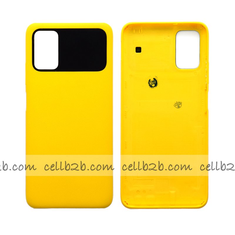 Tapa Trasera para Xiaomi Poco M3 Amarillo