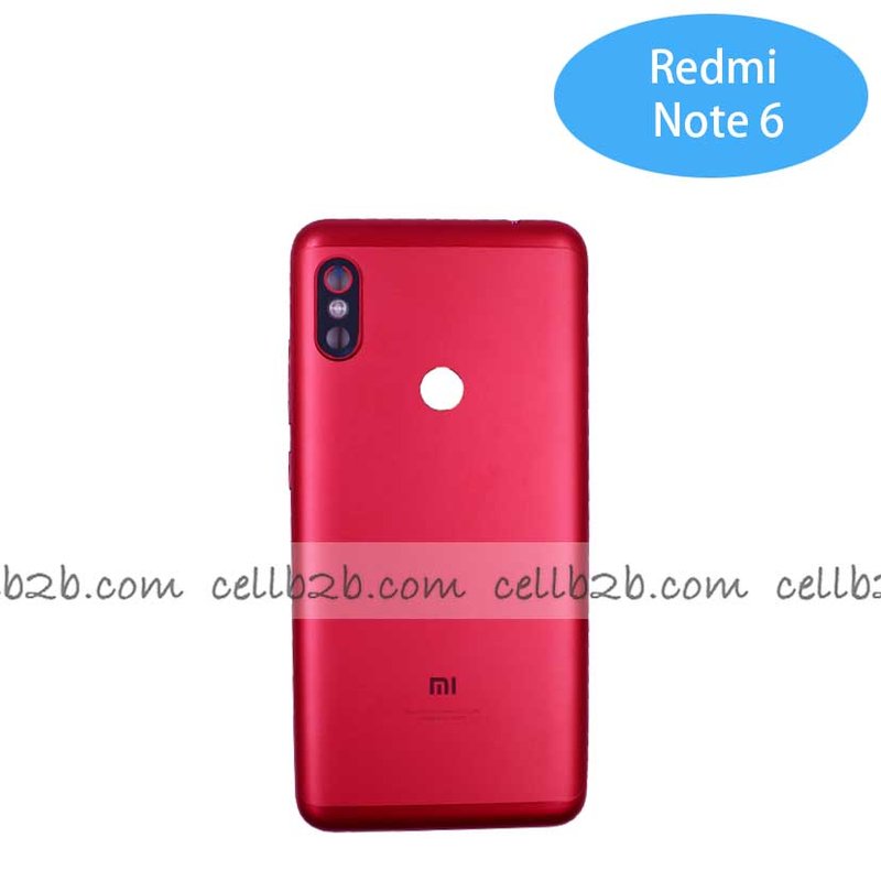 Tapa Trasera Redmi Note 6 Pro Rojo