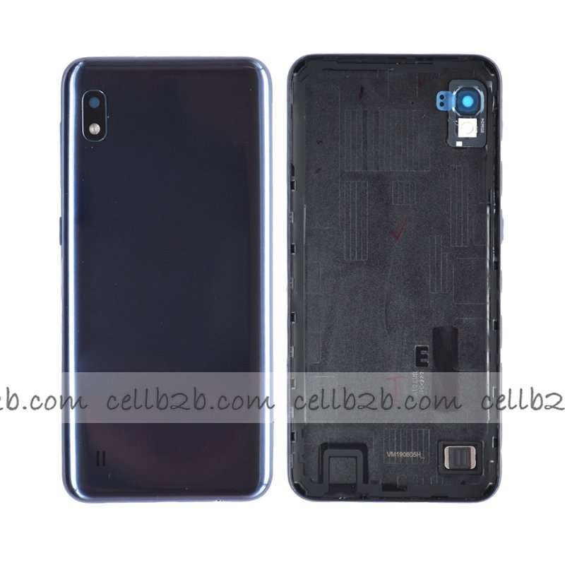Tapa Trasera Samsung A10 A105F Negra CON LENTE