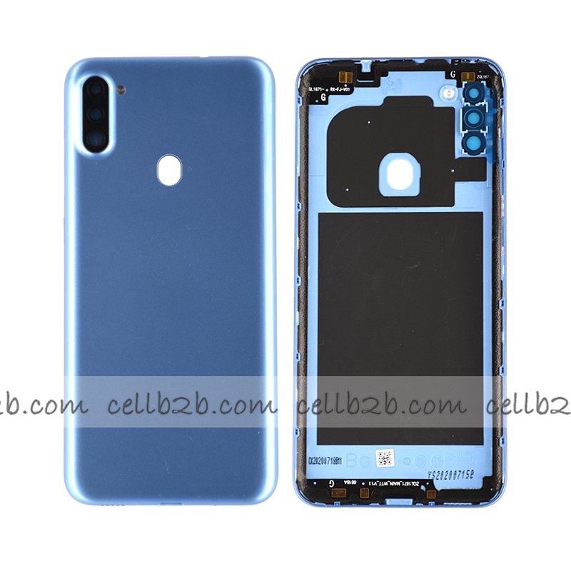 Tapa Trasera Samsung A11 A115F Azul CON LENTE
