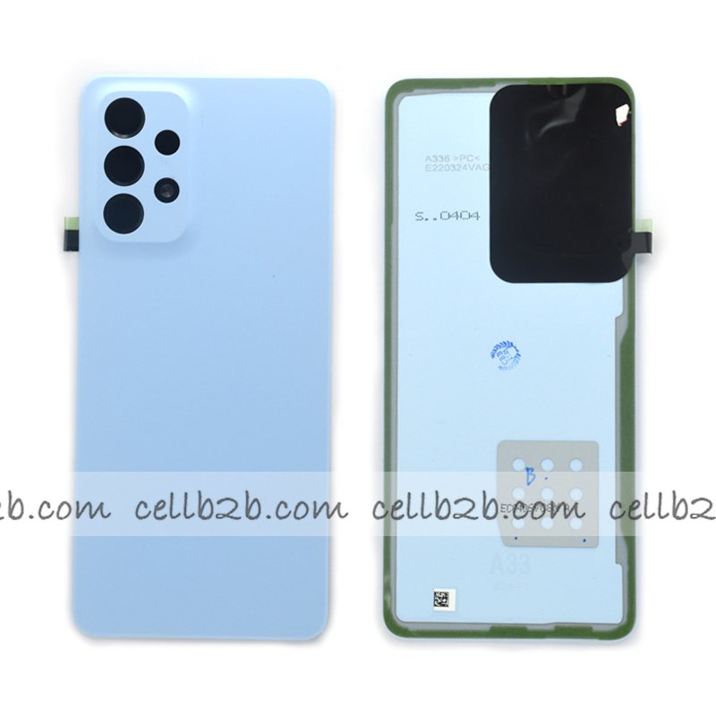 Tapa Trasera Samsung A33 5G A336B Azul CON LENTE