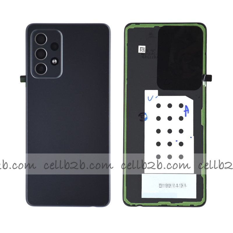 Tapa Trasera Samsung A52 A525F / A52 5G A526B / A52S 5G A528B  Negra CON LENTE