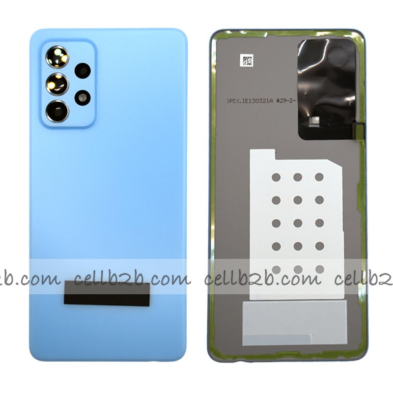 Tapa Trasera Samsung A52 A525F / A52 5G A526B / A52S 5G A528B  Azul CON LENTE