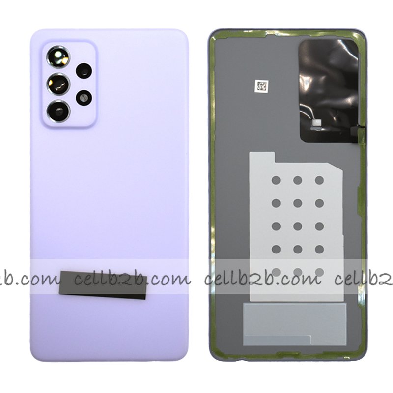 Tapa Trasera Samsung A52 A525F / A52 5G A526B / A52S 5G A528B Lila  CON LENTE