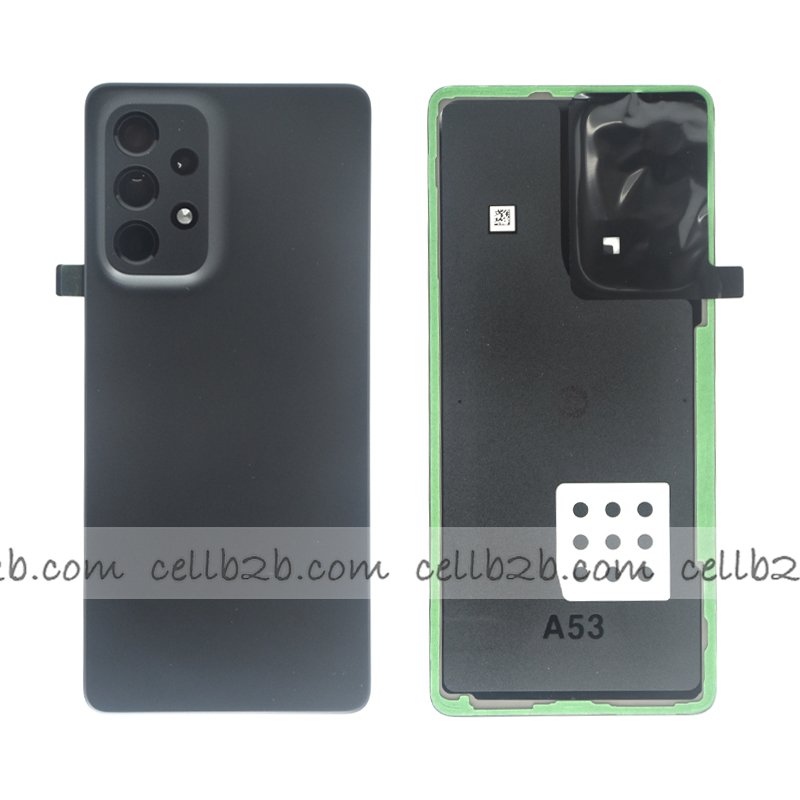 Tapa Trasera Samsung A53 5G A536B Negra CON LENTE