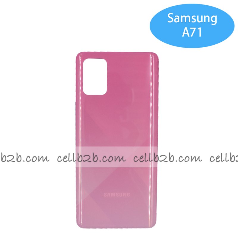 Tapa Trasera Samsung A71 A715 Rosa Material Original