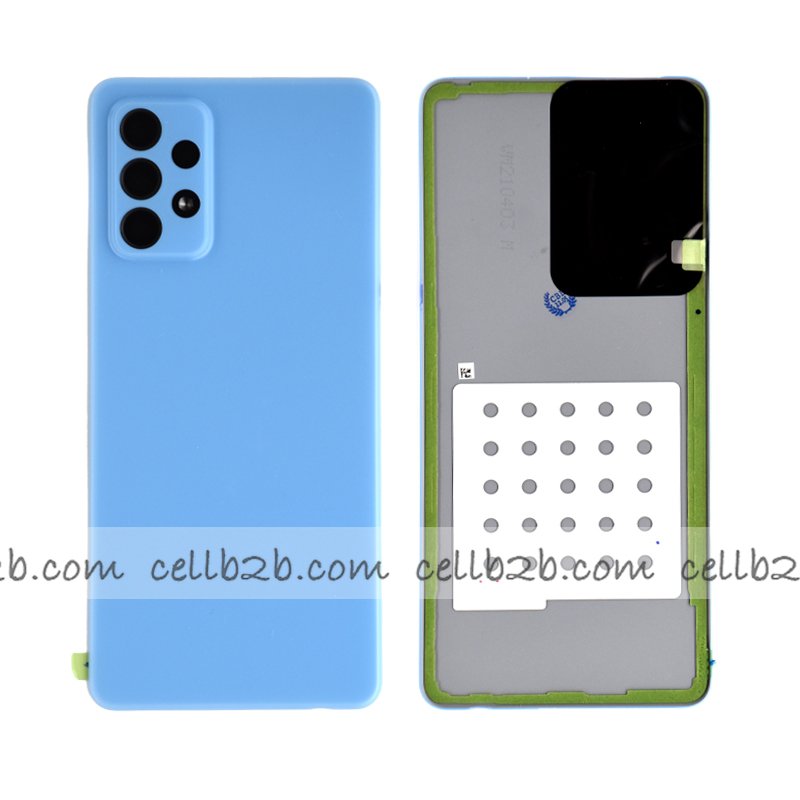 Tapa Trasera Samsung A72 4G A725F / A72 5G A726B Azul CON LENTE