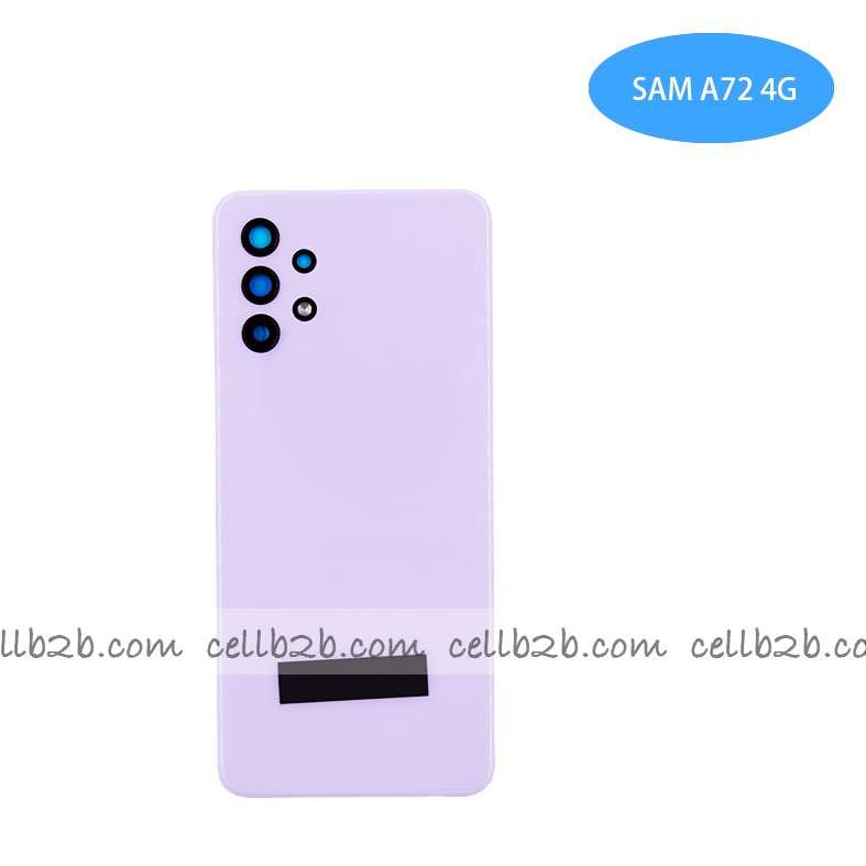Tapa Trasera Samsung A72 4G A725F / A72 5G A726B Lila  CON LENTE