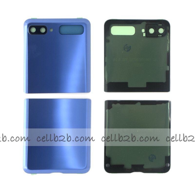 Tapa Trasera Samsung Z Flip 1 Azul ORI