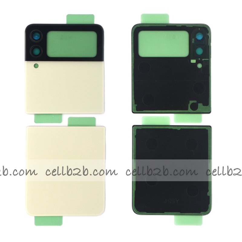 Tapa Trasera Samsung Z Flip 3 5G F711 Dorada ORI