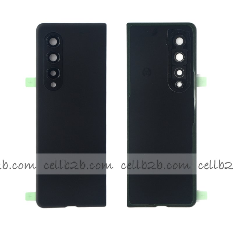Tapa Trasera Samsung Z Fold 3 5G Negra ORI CON LENTE