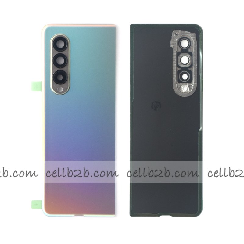 Tapa Trasera Samsung Z Fold 3 5G Plateada ORI CON LENTE