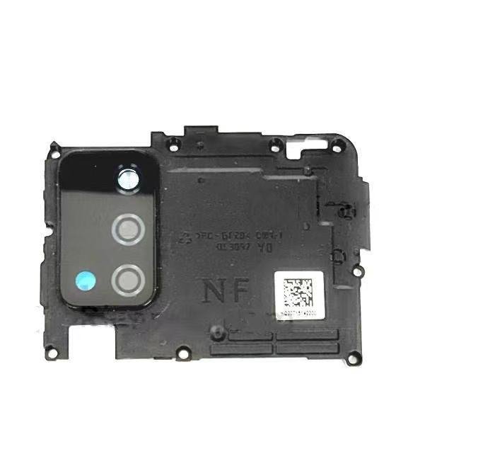 Tapa Trasera Soporte Cámara para Samsung A02S A025G Negro