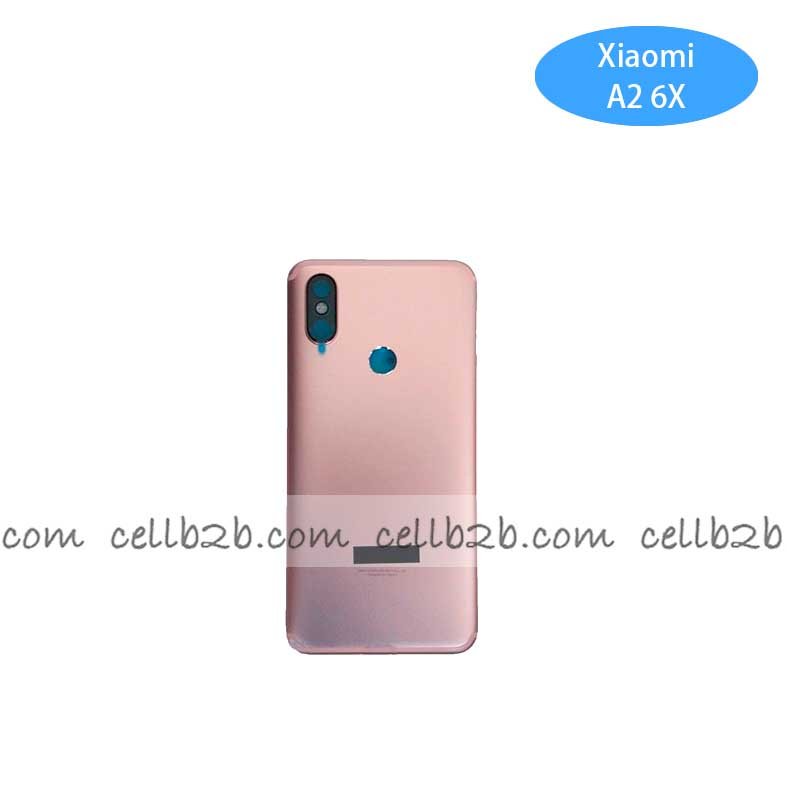 Tapa Trasera Xiaomi Mi A2/ Mi 6X Rosa CON LENTE