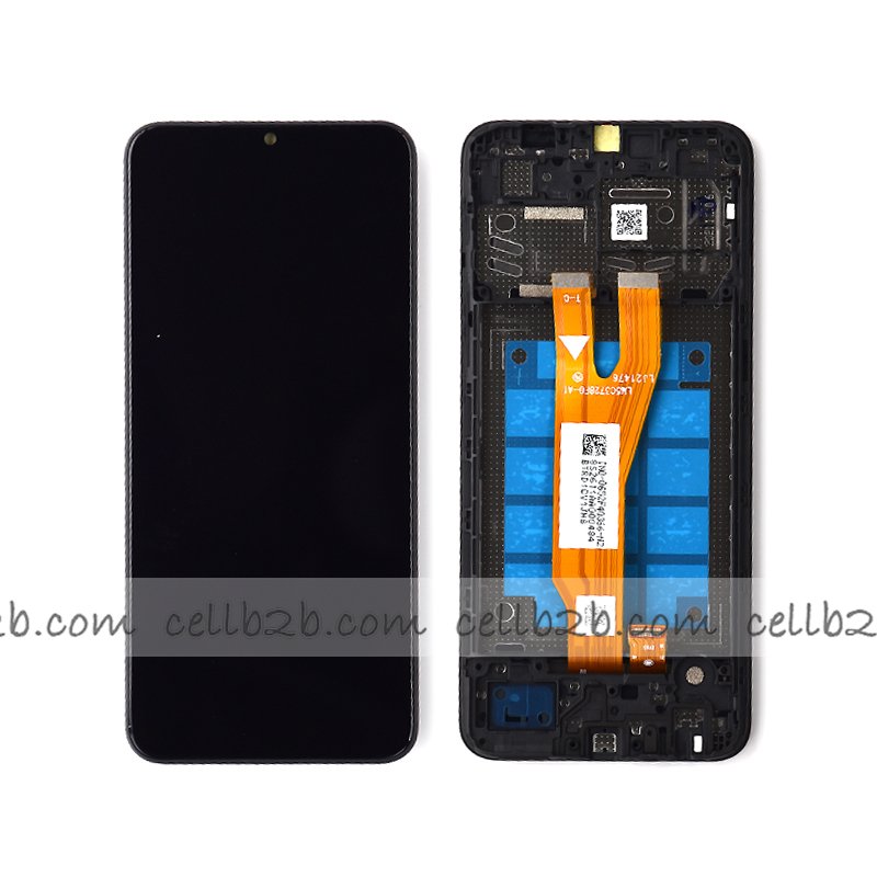 *Pantalla Samsung Galaxy A03 Core A032 Negra con Marco Completa Original SERVICE PACK