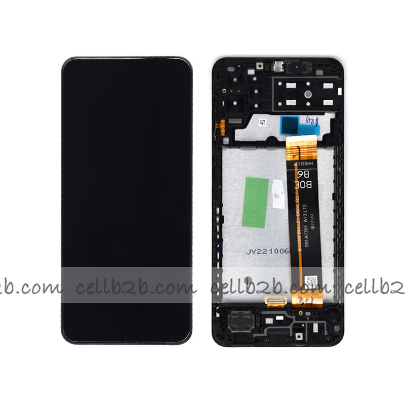 *Pantalla Samsung GALAXY A13 4G A135F Negra con Marco Original LCD+Táctil SERVICE PACK