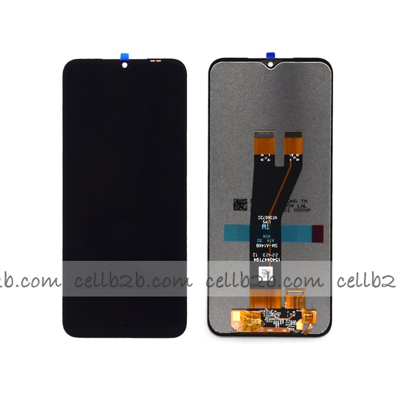 *Pantalla Samsung Galaxy A14 4G A145F / A14 5G A146B (Conector Grande) Negra Sin Marco Completa Original SERVICE PACK