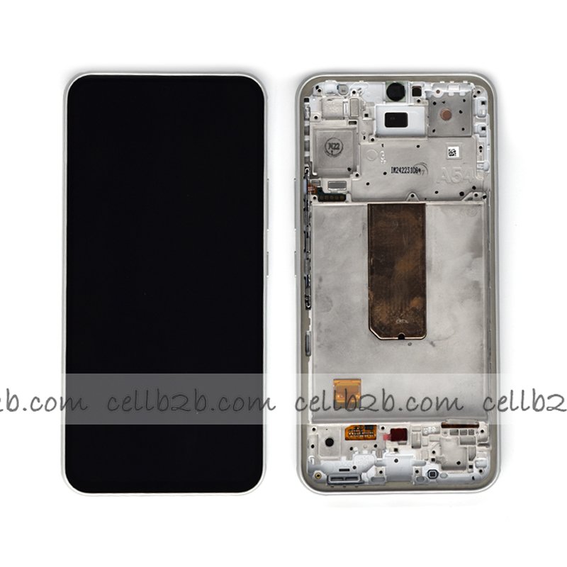 *Pantalla Samsung Galaxy A54 5G A546B Blanca CON MARCO Original LCD+Táctil SERVICE PACK (Asmbld)