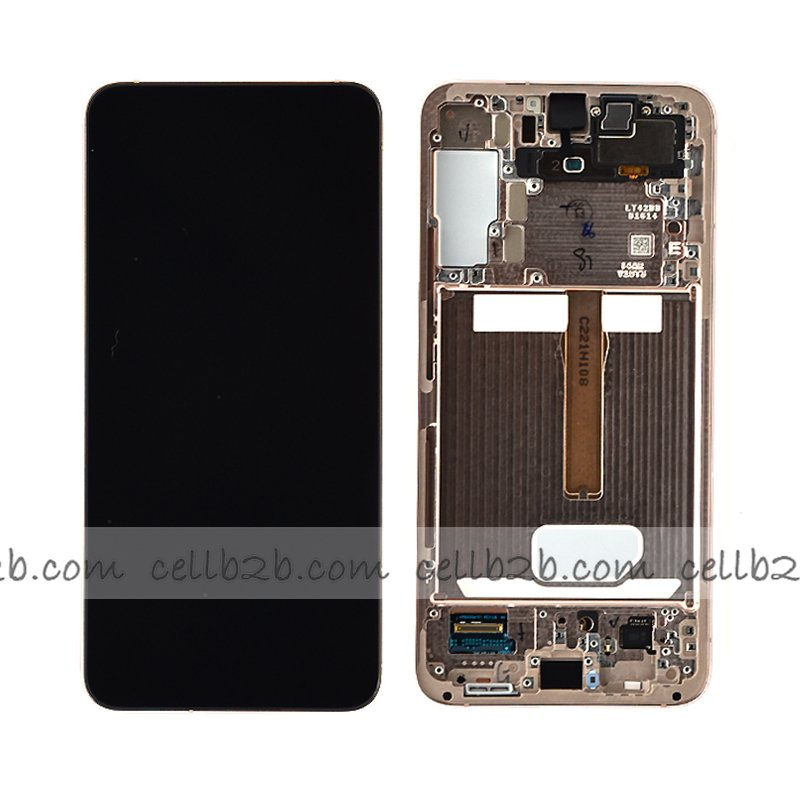 *Pantalla Samsung Galaxy S22 Plus S906 Oro Rosado CON MARCO Original LCD+Táctil SERVICE PACK