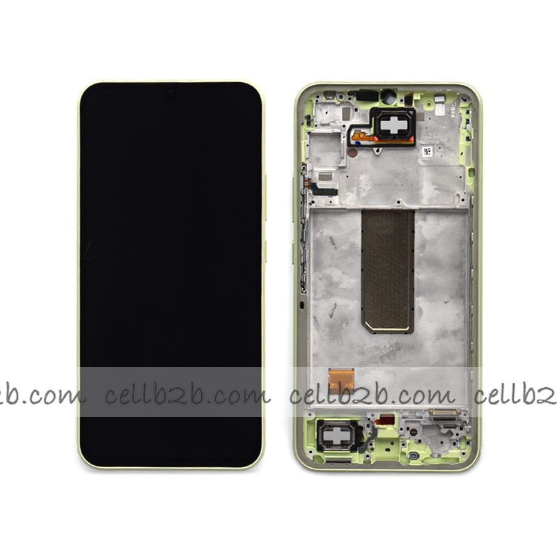*Pantalla Samsung Galaxy A34 5G A346B Verde CON MARCO Original LCD+Táctil SERVICE PACK (Asmbld)