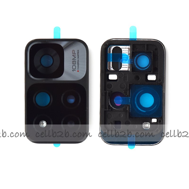 Cristal Cámara + Marco para Xiaomi Redmi Note 11 Pro Plus 5G Negro