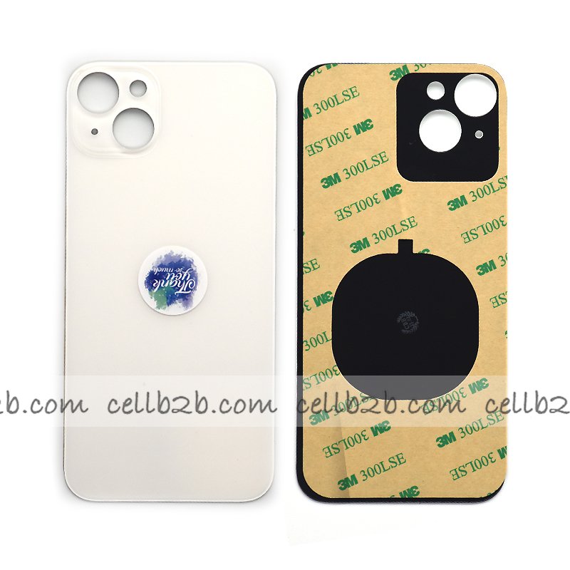 Tapa Trasera Cristal para iPhone 14 Plus Blanca
