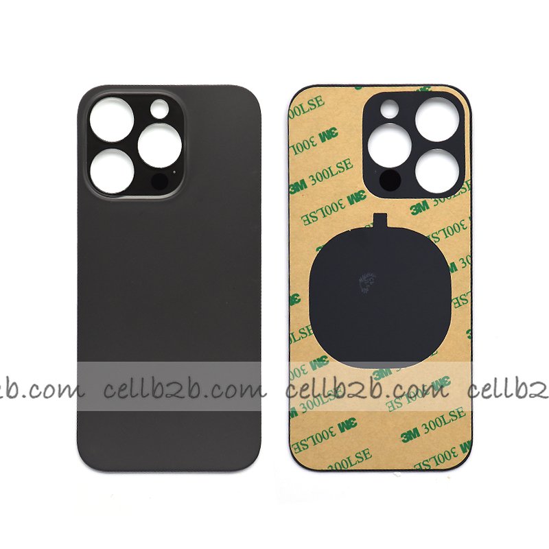 Tapa Trasera Cristal para iPhone 14 Pro Negra