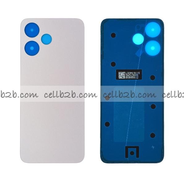 Tapa Trasera para Xiaomi Redmi 12 Plateada (CON LENTE)