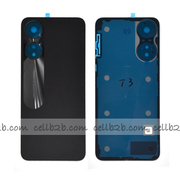 Tapa Trasera OPPO A58 5G / A78 5G Negra (CON LENTE)