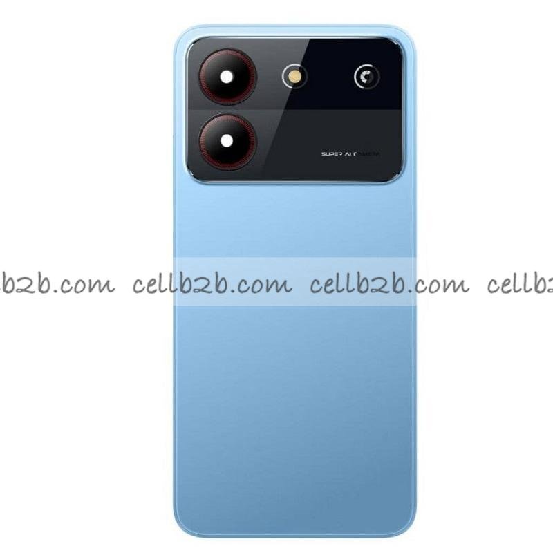 Tapa Trasera para ZTE Blade A54 Azul CON LENTE