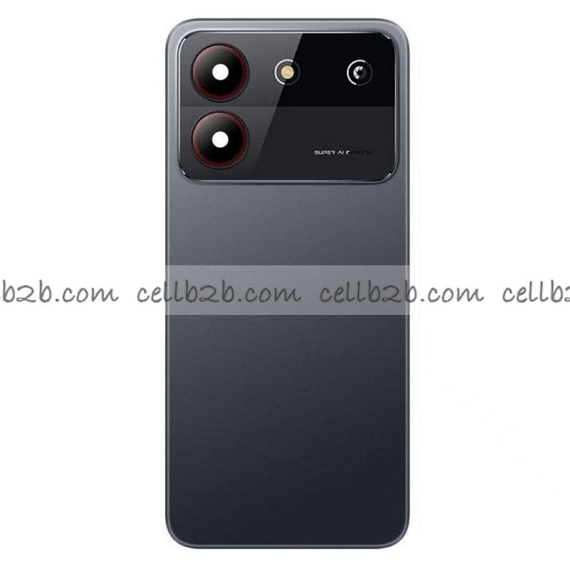 Tapa Trasera para ZTE Blade A54 Negra CON LENTE