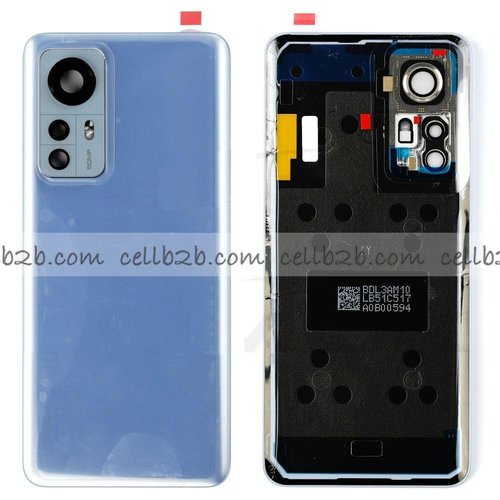 Tapa Trasera Xiaomi Mi 12 5G / Mi 12X Azul ORI CON LENTE