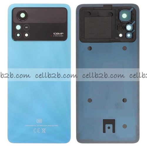 Tapa Trasera Xiaomi Poco X4 Pro 5G Azul CON LENTE