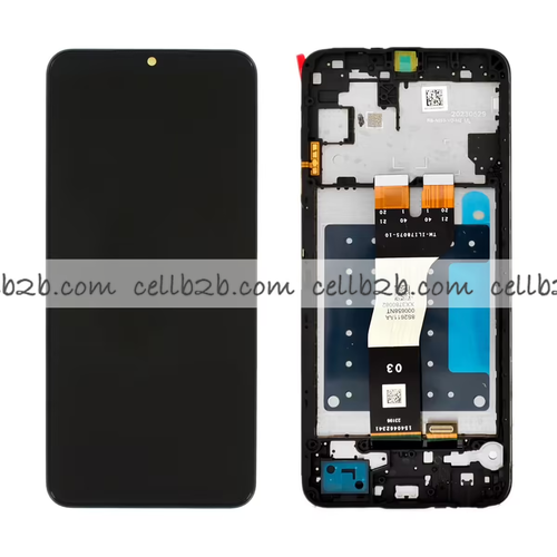 *Pantalla Samsung Galaxy A05S A057 Negra Con Marco Completa SERVICE PACK