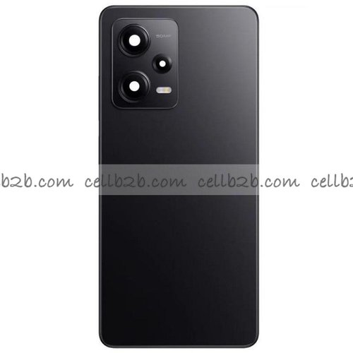 Tapa Trasera Xiaomi Redmi Note 12 Pro 5G Negra ORI CON LENTE