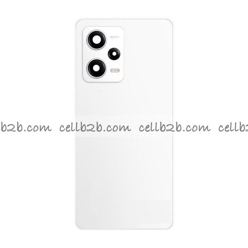 Tapa Trasera Xiaomi Redmi Note 12 Pro 5G Blanca CON LENTE