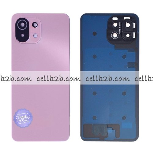 Tapa trasera para Xiaomi Mi 11 Lite 4G Rosa CON LENTE