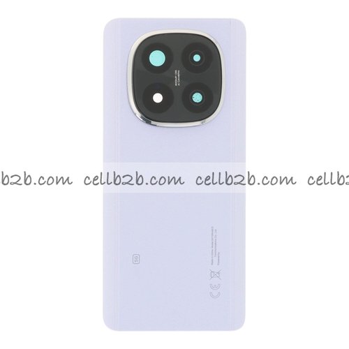 Tapa Trasera para Xiaomi Redmi Note 14 Pro Plus 5G Lila ORI CON LENTE