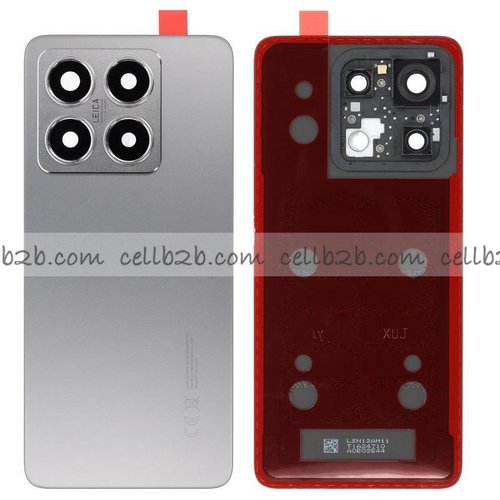 Tapa Trasera para Xiaomi Mi 14T 5G Gris Titanio ORI CON LENTE