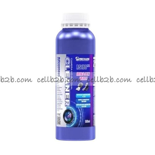MECHANIC RS180 Max Agente de Limpieza de Cámaras Elimina Rápidamente Manchas Negras y Marcas de Agua 500ML