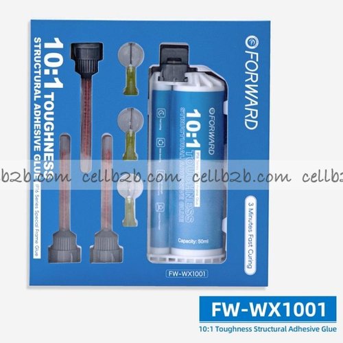 FORWARD FW-WX1001 10:1 Pegamento Adhesivo Estructural de Alta Tenacidad para IPHONE 16 Serie Pegamento Especial para Marcos 50ML