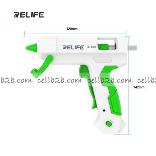 RELIFE RL-062E Pistola de Pegamento Termofusible Calentamiento Rápido Sol Rápido