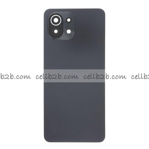 Tapa trasera para Xiaomi Mi 11 Lite 4G Negra CON LENTE